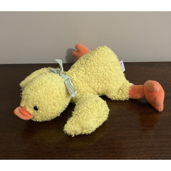 Russ Other - Russ Chirples Yellow Chick Duck Easter Laying Lying Soft Stuffed Plush Toy 11"